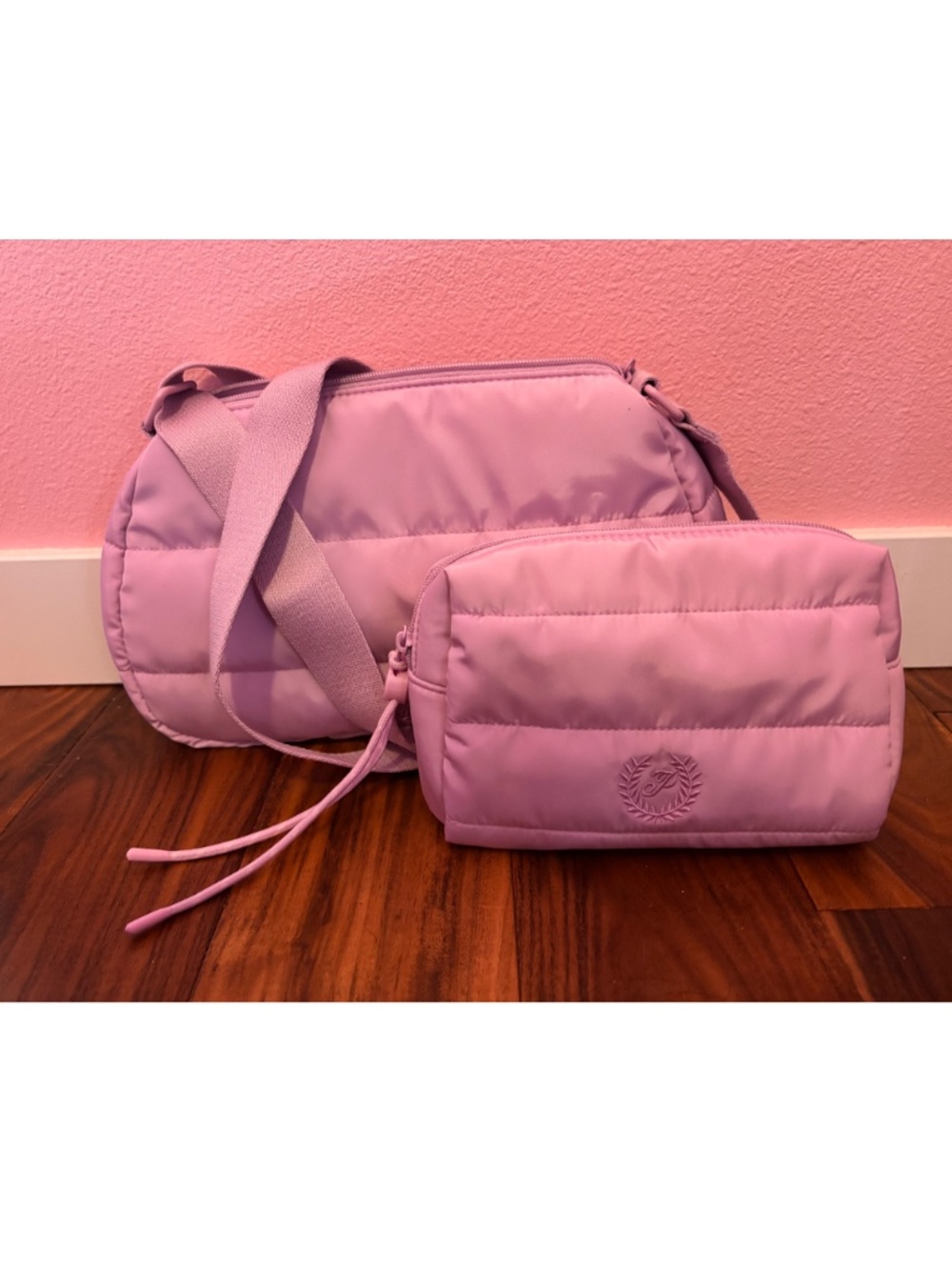 SUPER CUTE Victoria's Secret Pink Soft Purse + Makeup Bag